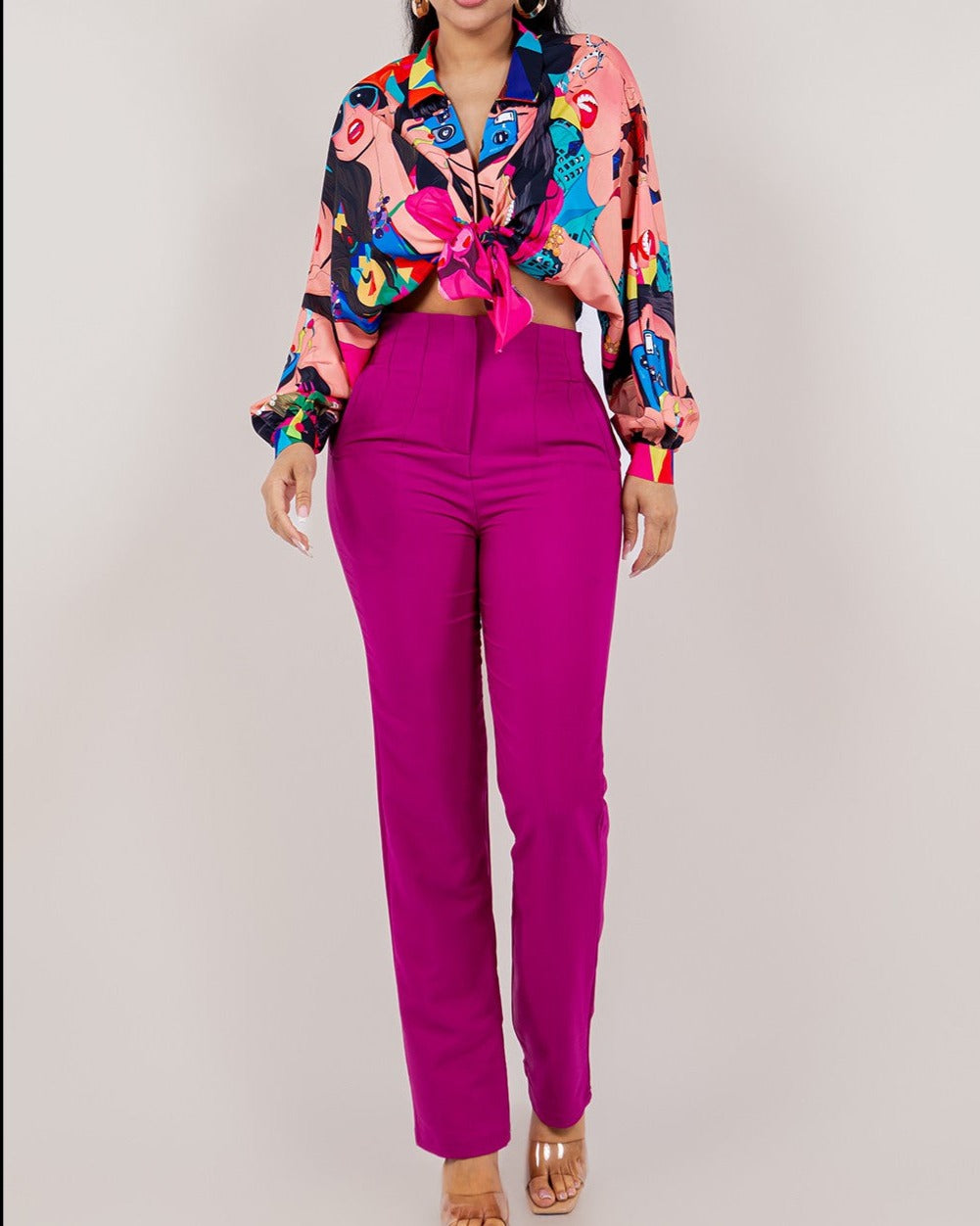 ROXY TIE FRONT SHIRT