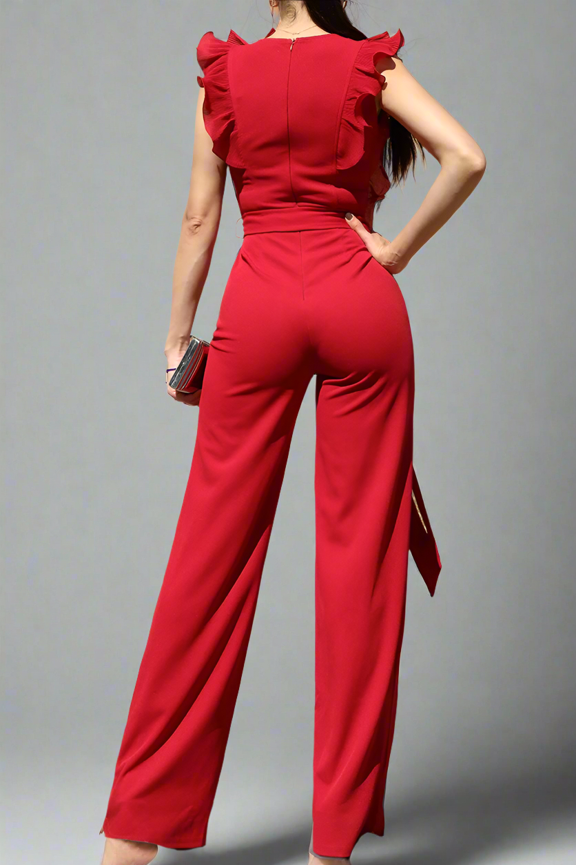 I WANT TO MAKE A STATEMENT JUMPSUIT (RED)