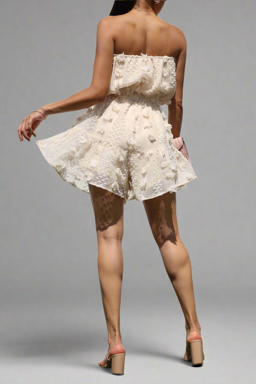 BEIGE ROSALIA ROMPER