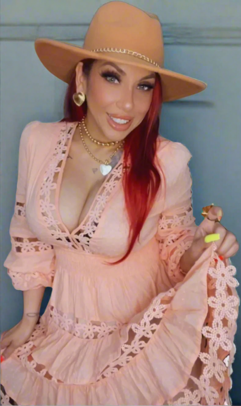 AMELIA PEACH DRESS (FINAL SALE)