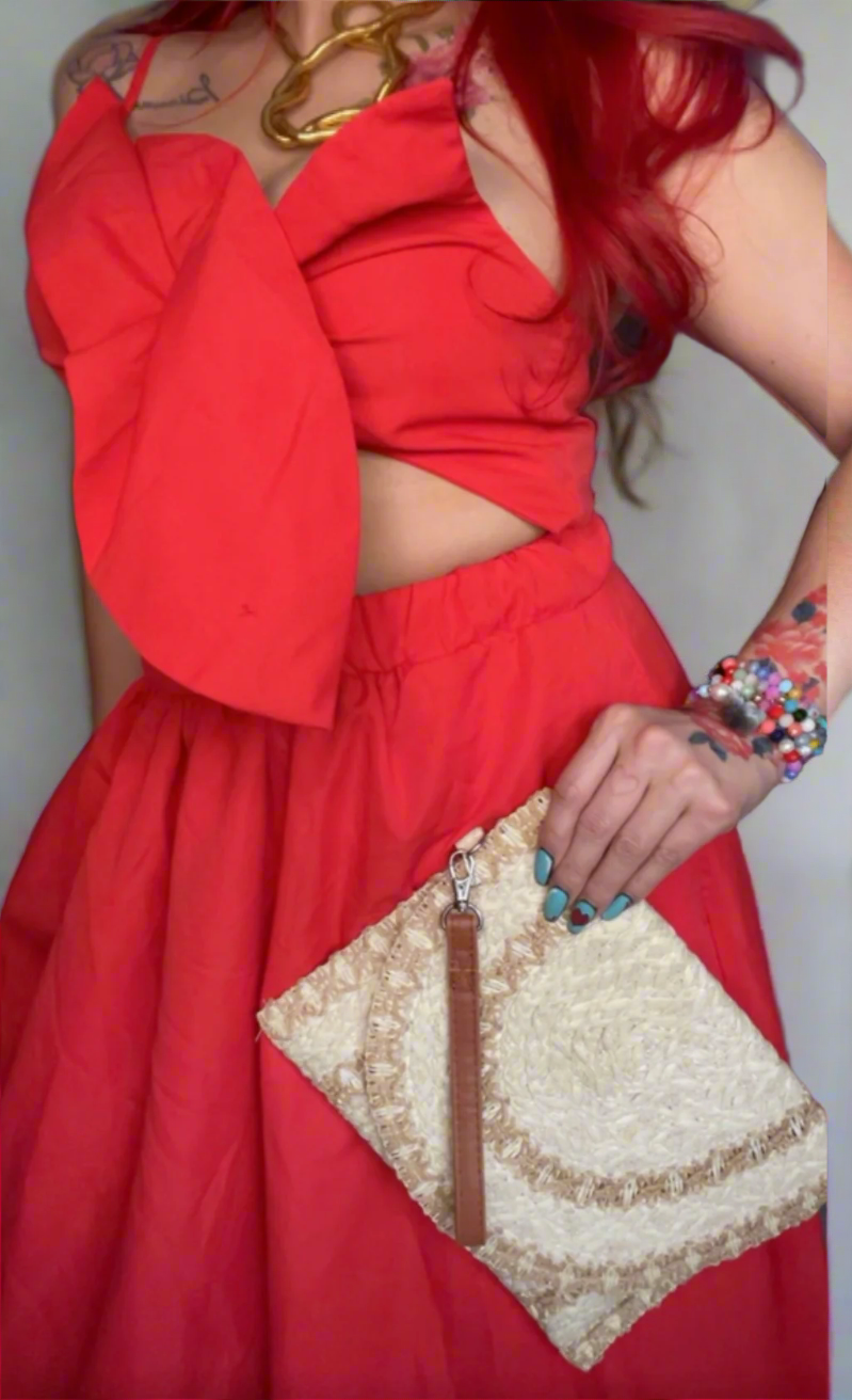LISETTE RED MAXI DRESS