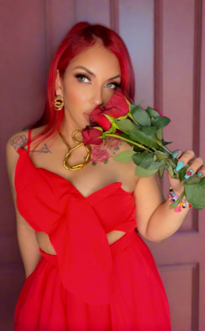 LISETTE RED MAXI DRESS