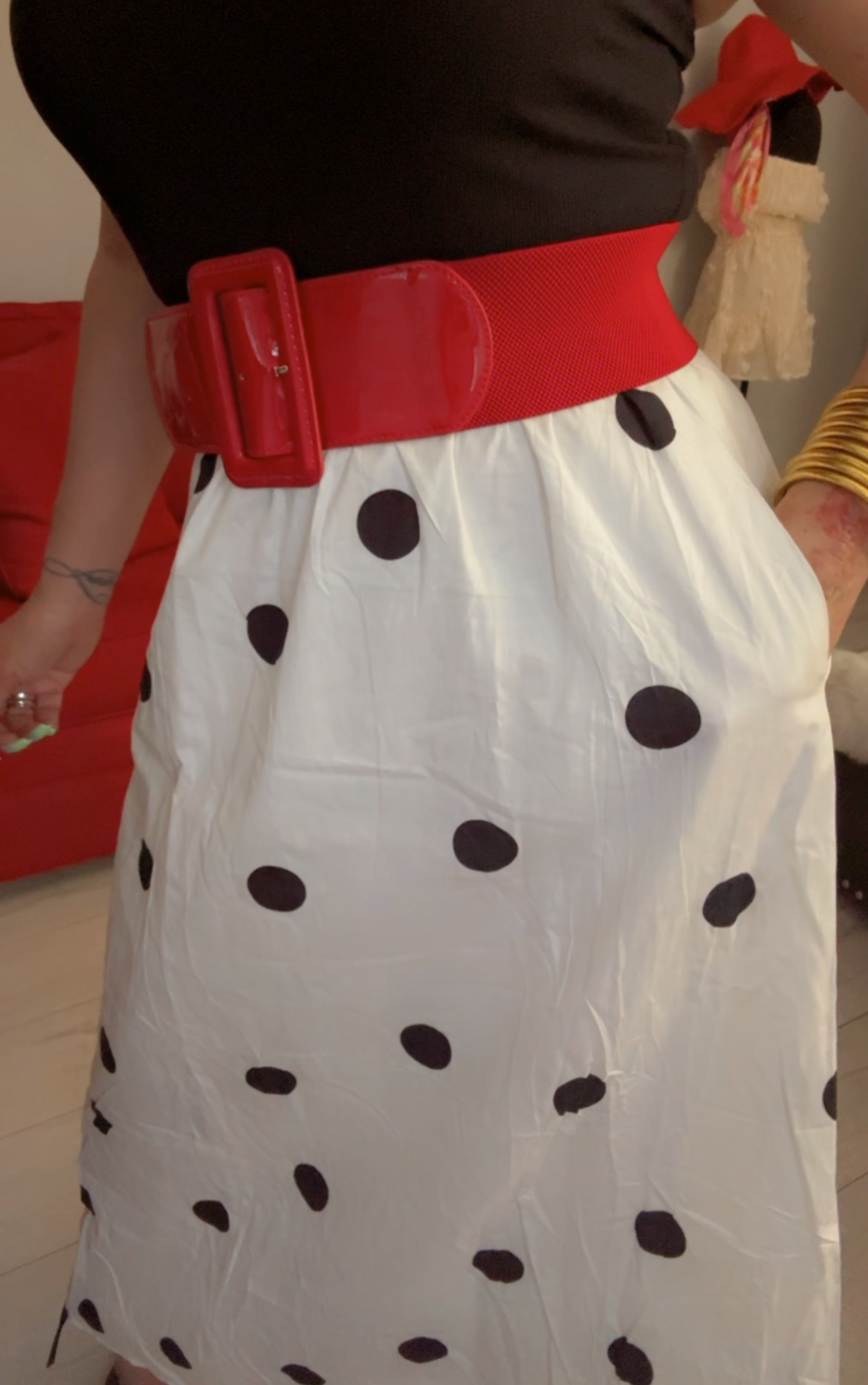 BRIGITTE POLKA DOT DRESS