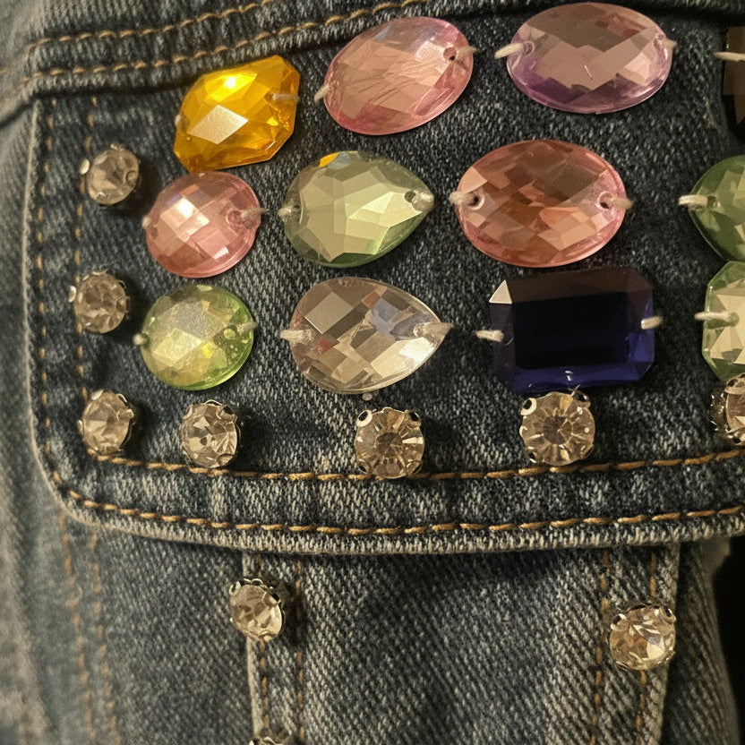 Her Glam Denim Jacket