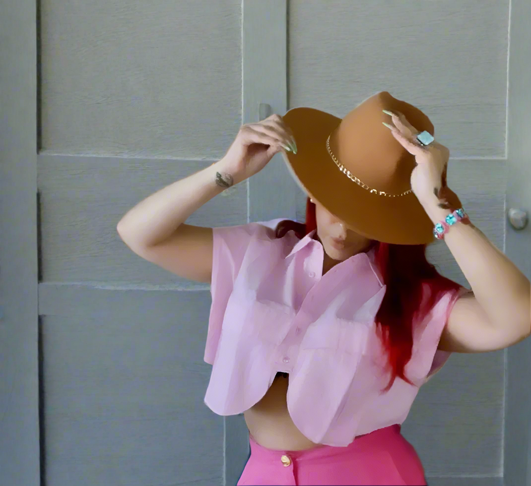 ALESSIA PINK CROP TOP (FINAL SALE)