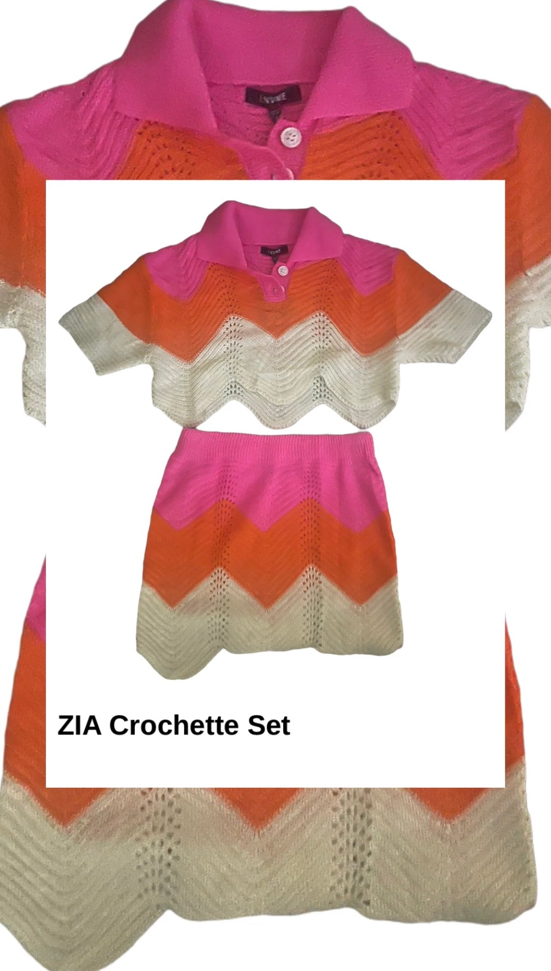 ZIA CROCHET SKIRT SET (FINAL SALE)