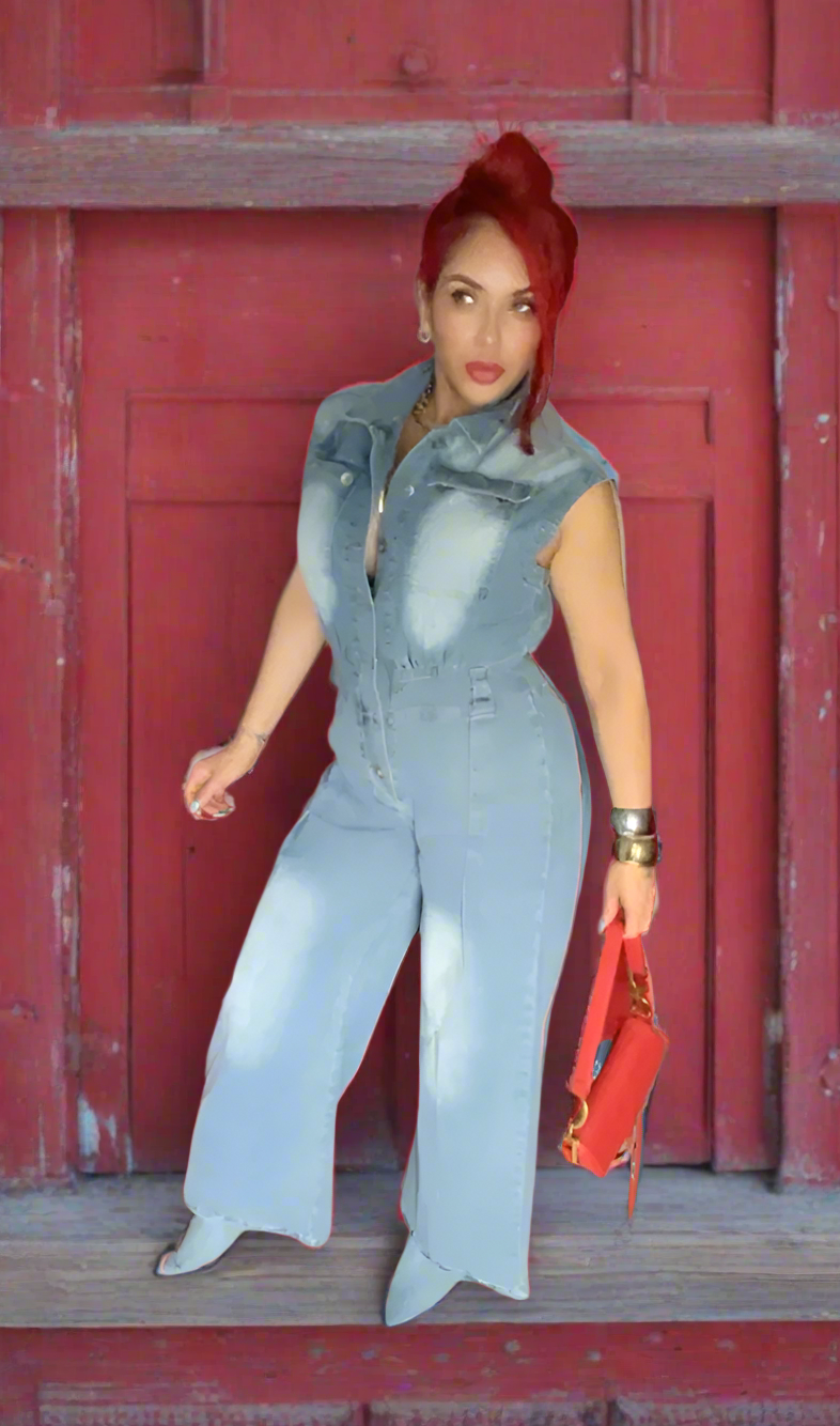 TALIA DENIM JUMPSUIT