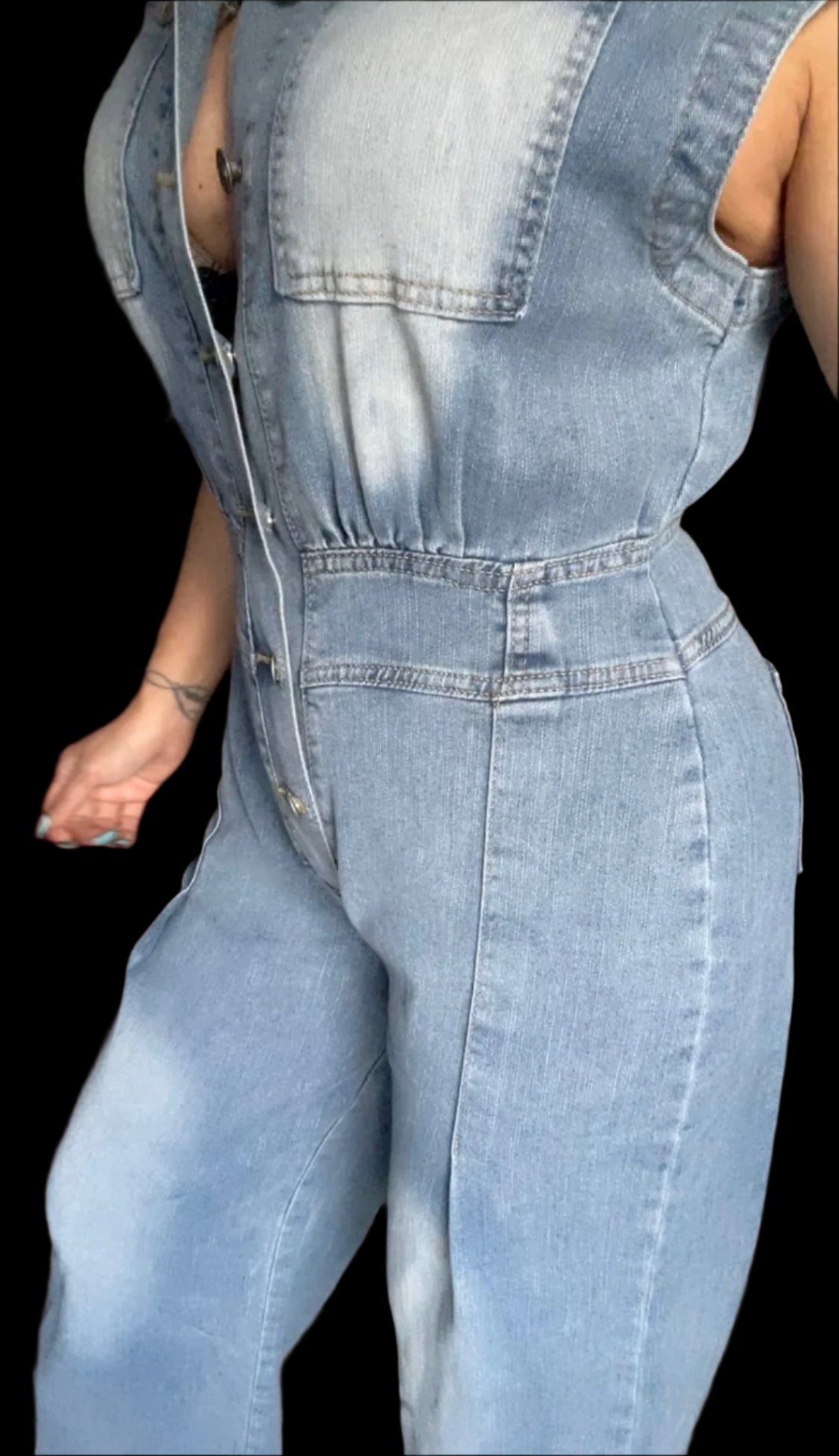 TALIA DENIM JUMPSUIT