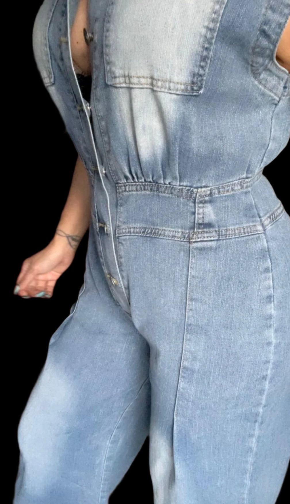 TALIA DENIM JUMPSUIT