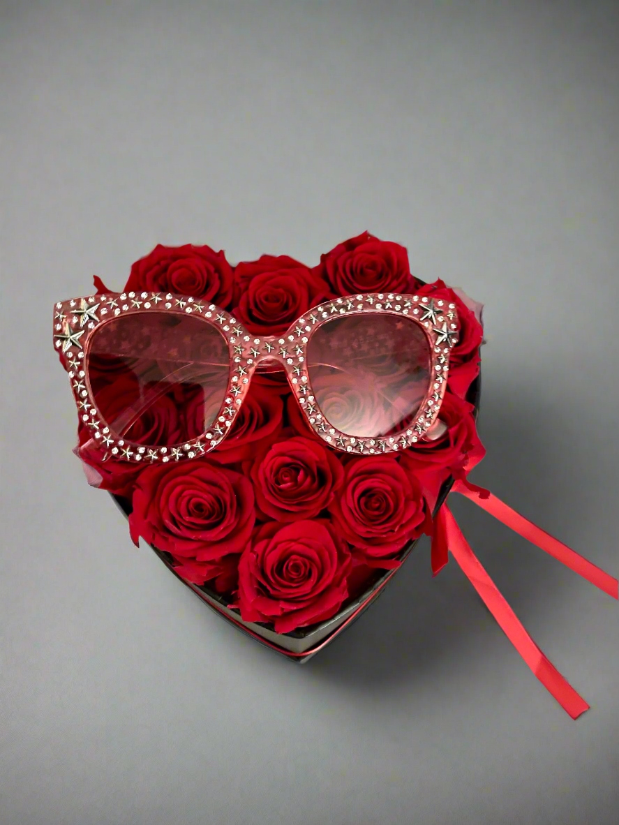 STACIE BLING SUNGLASSES (PINK) FINAL SALE