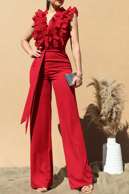 I WANT TO MAKE A STATEMENT JUMPSUIT (RED)