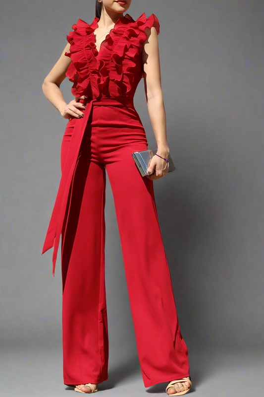 I WANT TO MAKE A STATEMENT JUMPSUIT (RED)