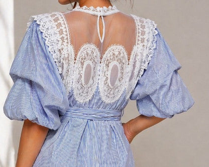 Emma Pinstripe dress