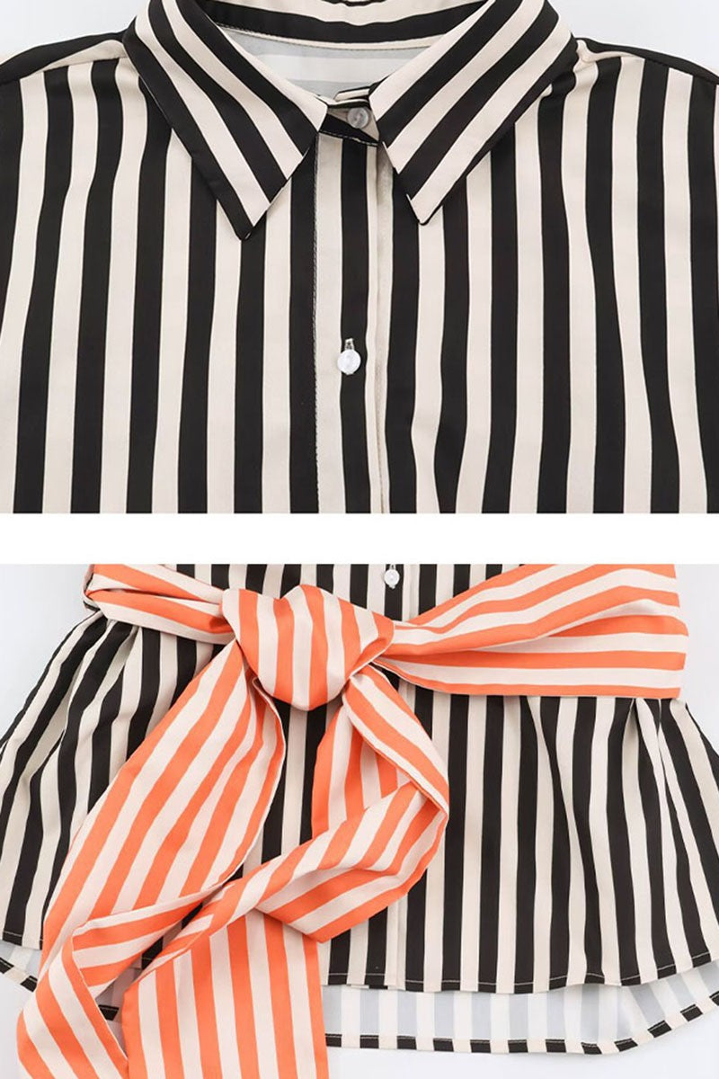 The Soho Belted Classic Blouse