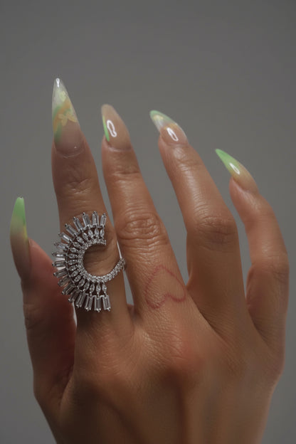 Geometric Silver Ring