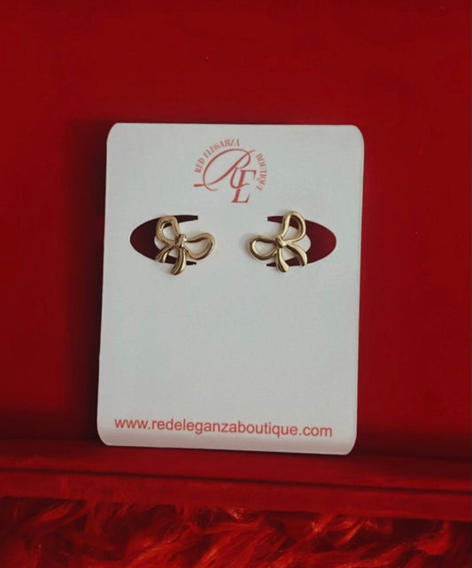 BOW EARRINGS (GOLD)