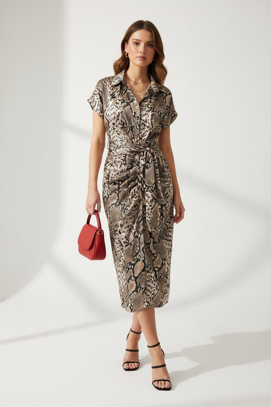 AMAYA ANIMAL PRINT DRESS (FINAL SALE)