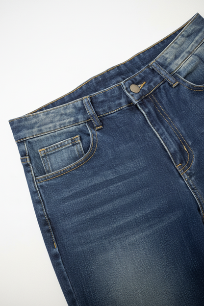 Roxanne Eyelet Wide-Leg Jeans