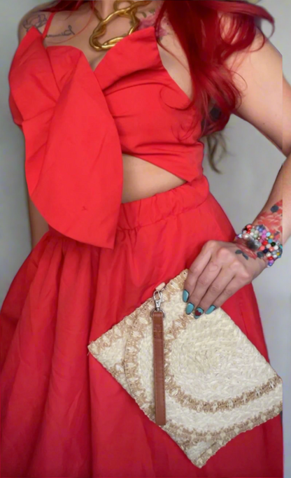 LISETTE RED MAXI DRESS