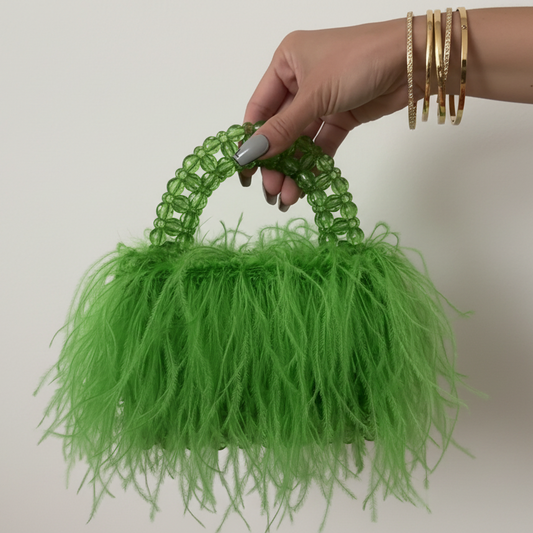 ZIOLA FEATHERED BAG