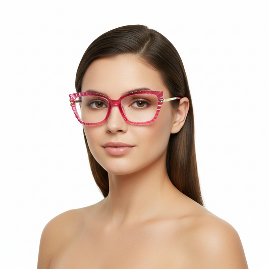 DANIELLA PINK EYE GLASSES