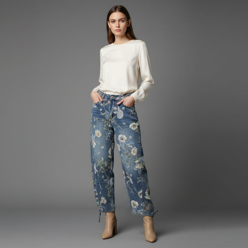 FLOR DENIM JEANS