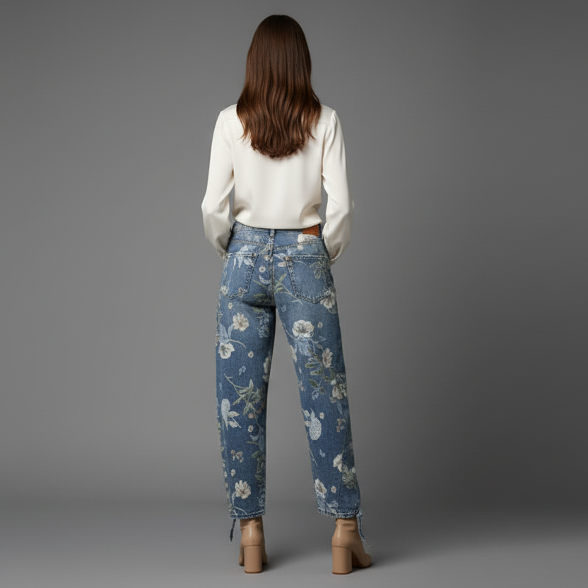 FLOR DENIM JEANS