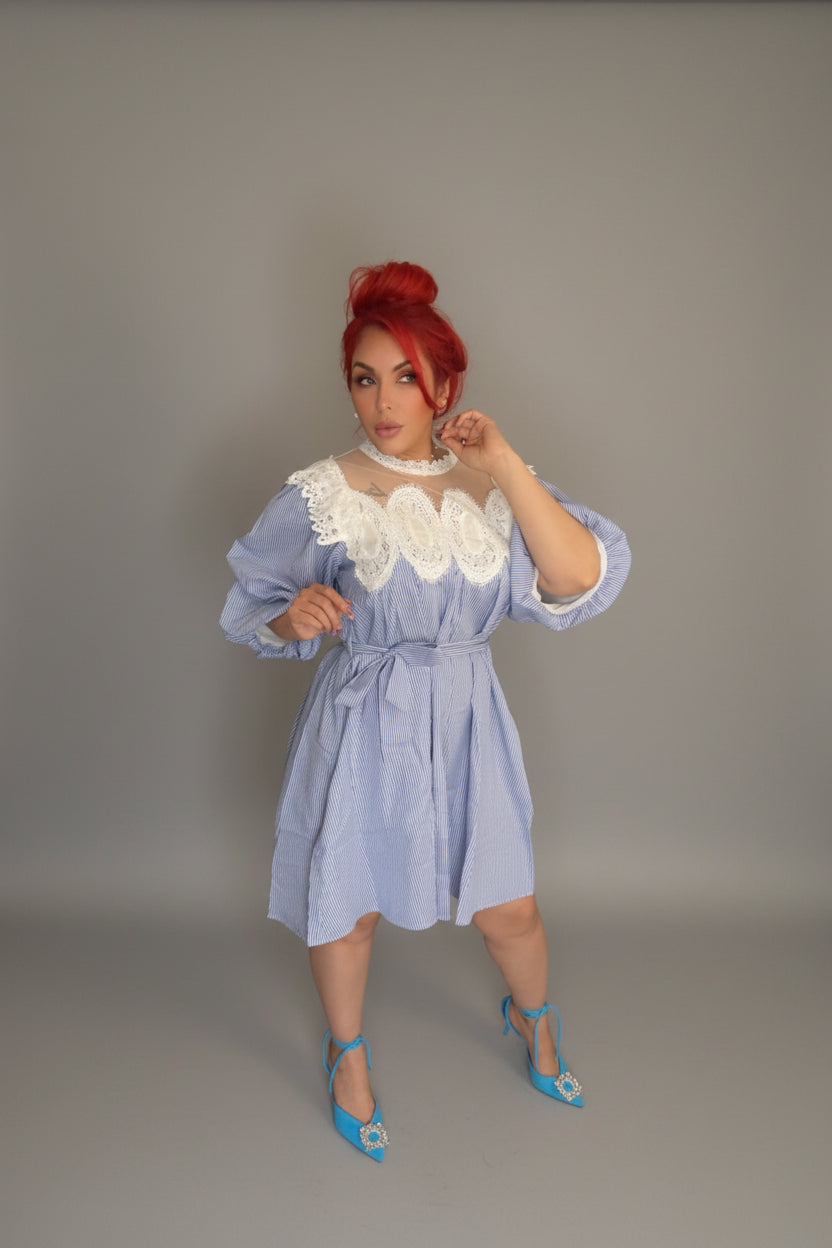 Emma Pinstripe dress