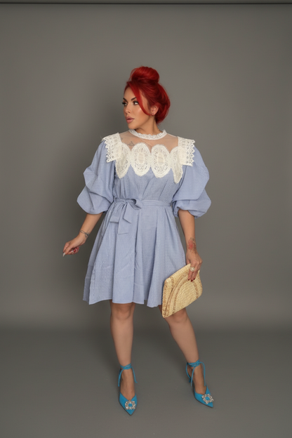 Emma Pinstripe dress