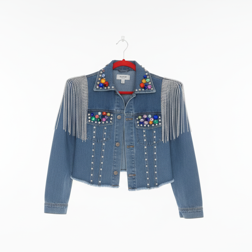 Her Glam Denim Jacket