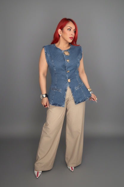 Ava Denim Vest