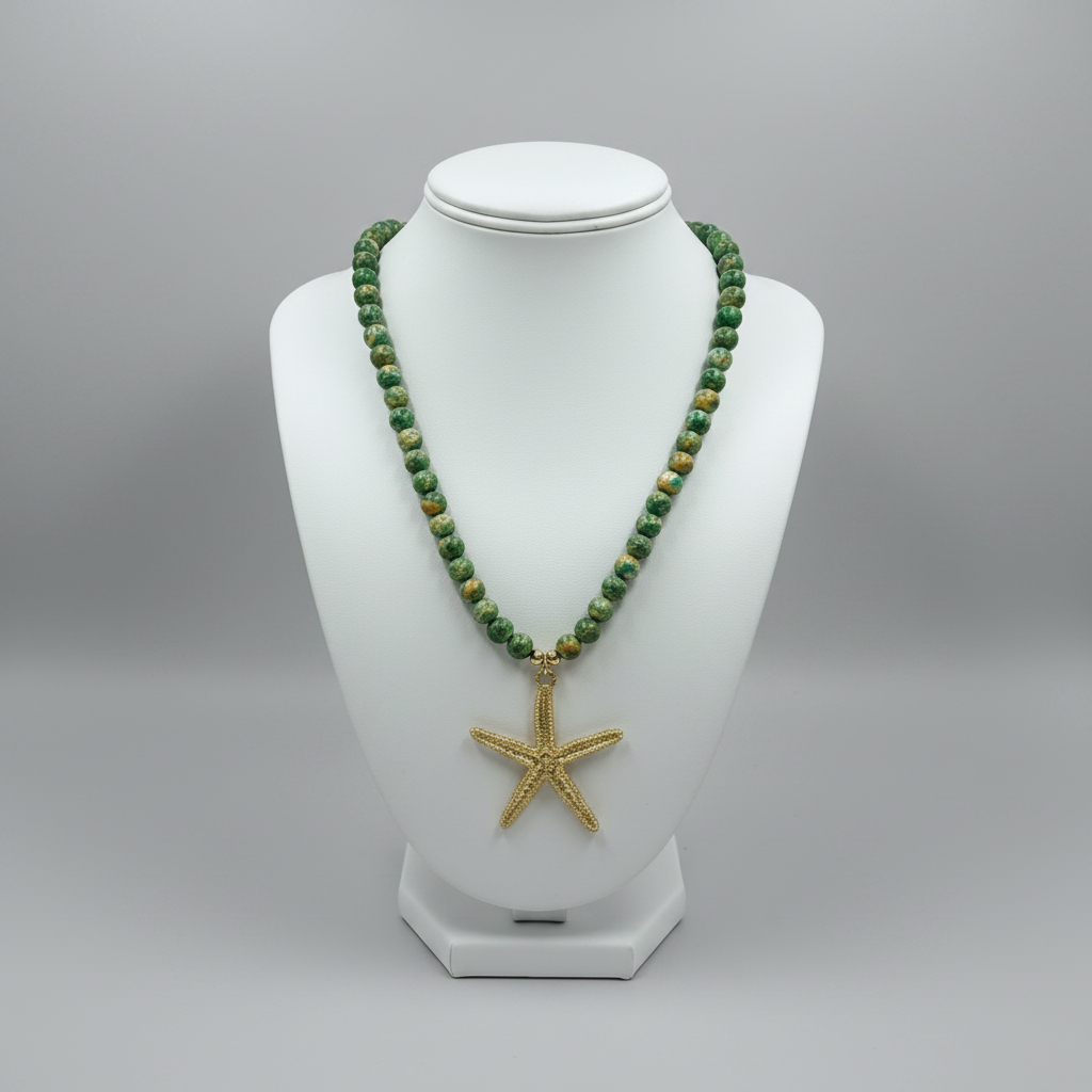 Beaded Starfish Necklace
