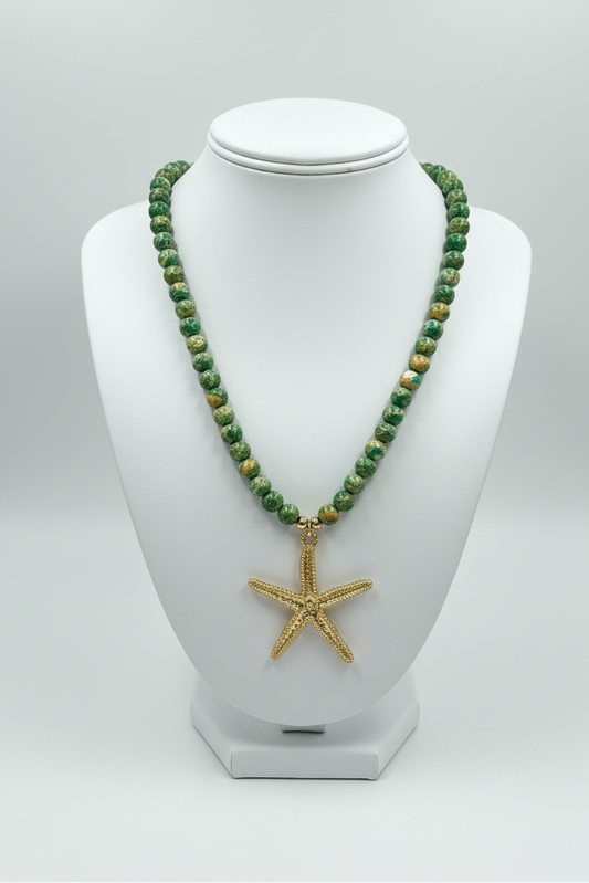 Beaded Starfish Necklace