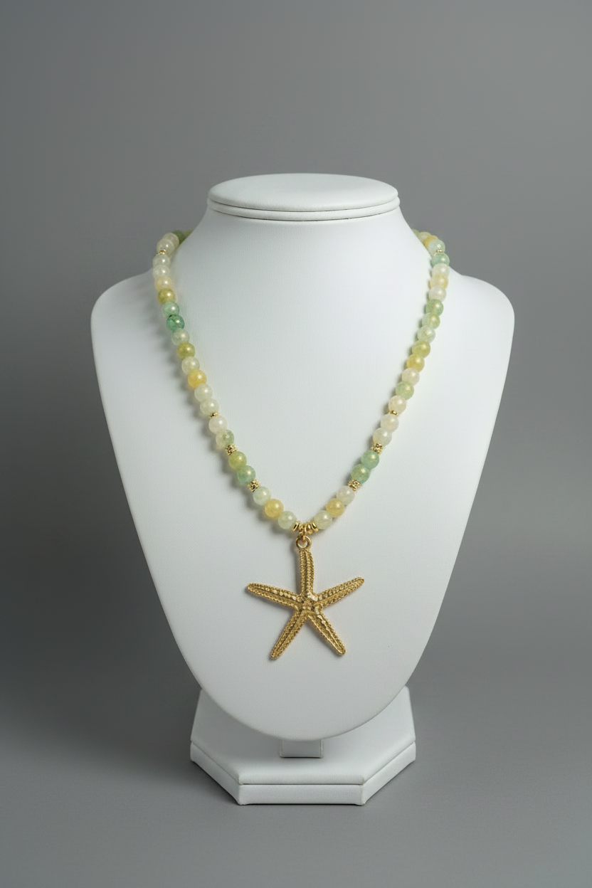 Beaded Starfish Necklace