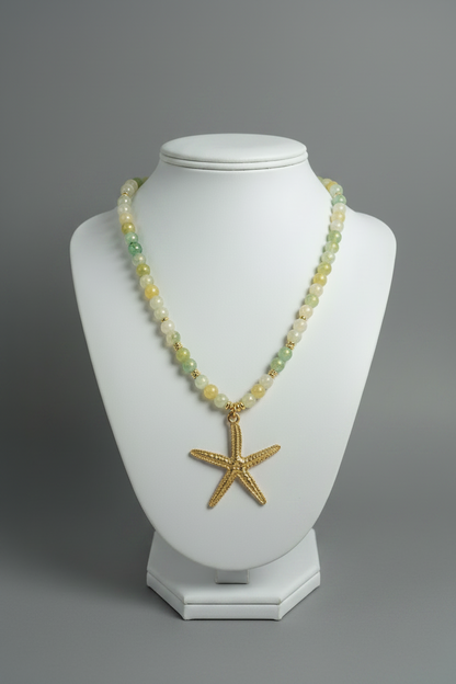 Beaded Starfish Necklace