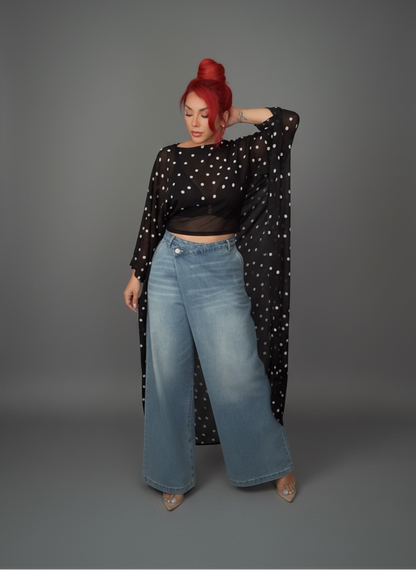 The Polka Drama Shawl