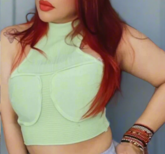 GIOVANNA CROP TOP (APPLE GREEN)