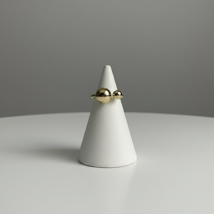 Gold-Tone rond Ring