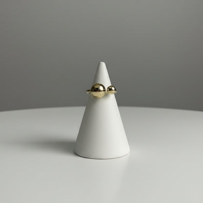 Gold-Tone rond Ring