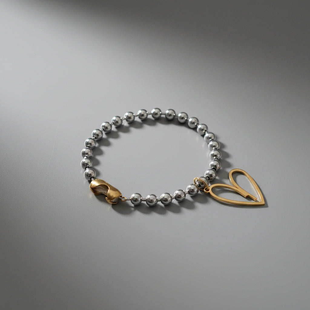 Gold Tone Beaded bracelet