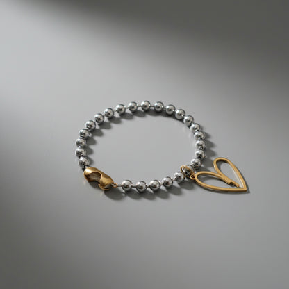 Gold Tone Beaded bracelet