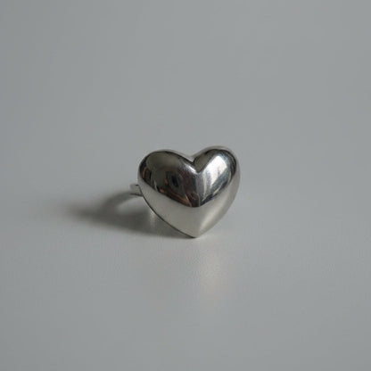 Gold Tone and Silver Ring Heart