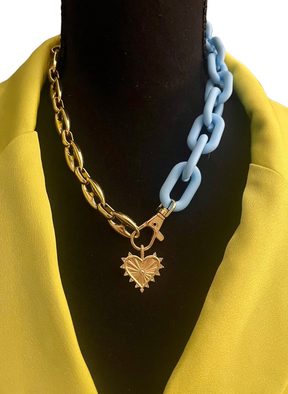 "This and That" TWO TONE CHAIN NECKLACE