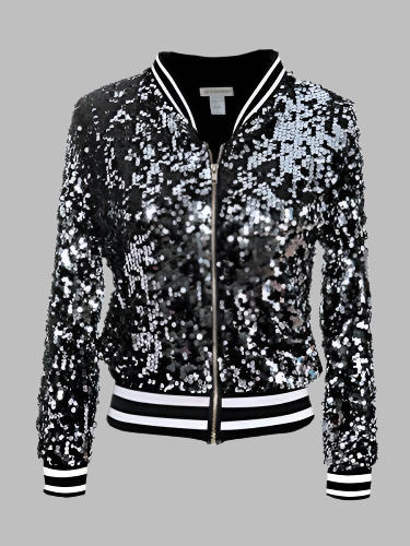 SPARKLE ME JACKET (BLACK)