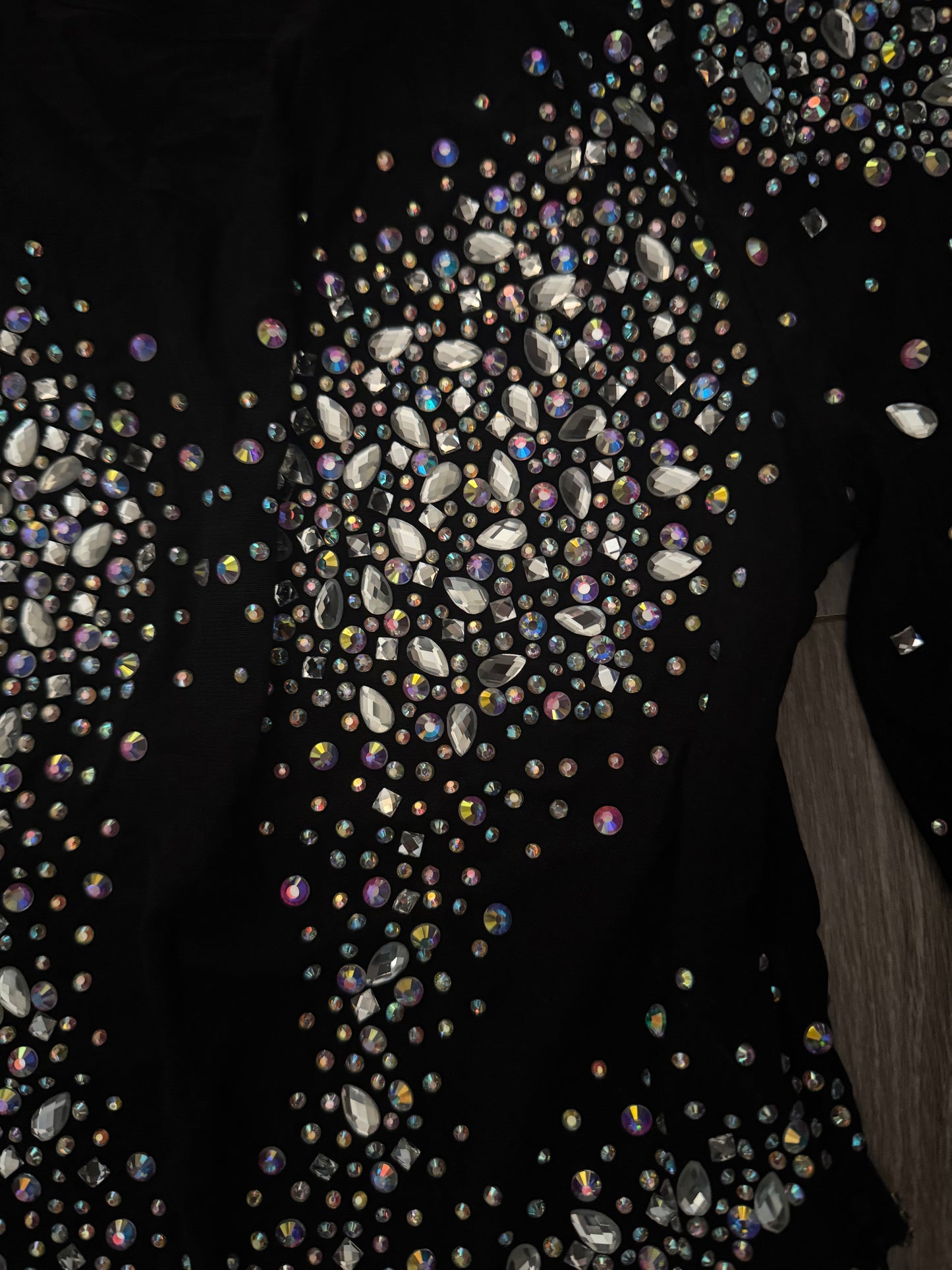 HER GLAM RHINESTONE TOP