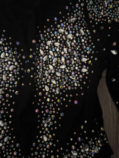HER GLAM RHINESTONE TOP