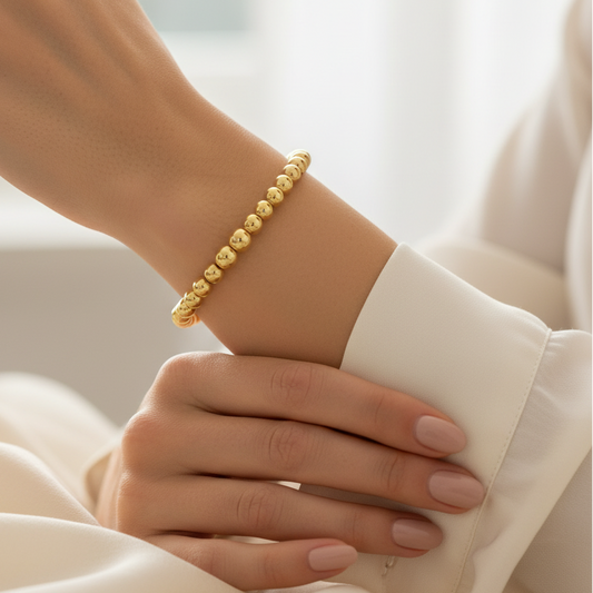 Gold Beads Bracelet