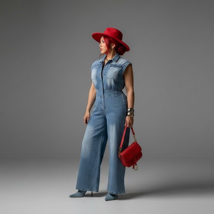 TALIA DENIM JUMPSUIT