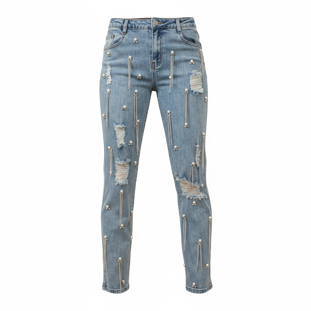 ABIGAIL RHINESTONE JEANS