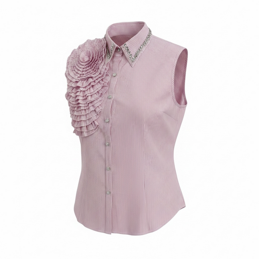 BELINDA PINSTRIPED SHIRT